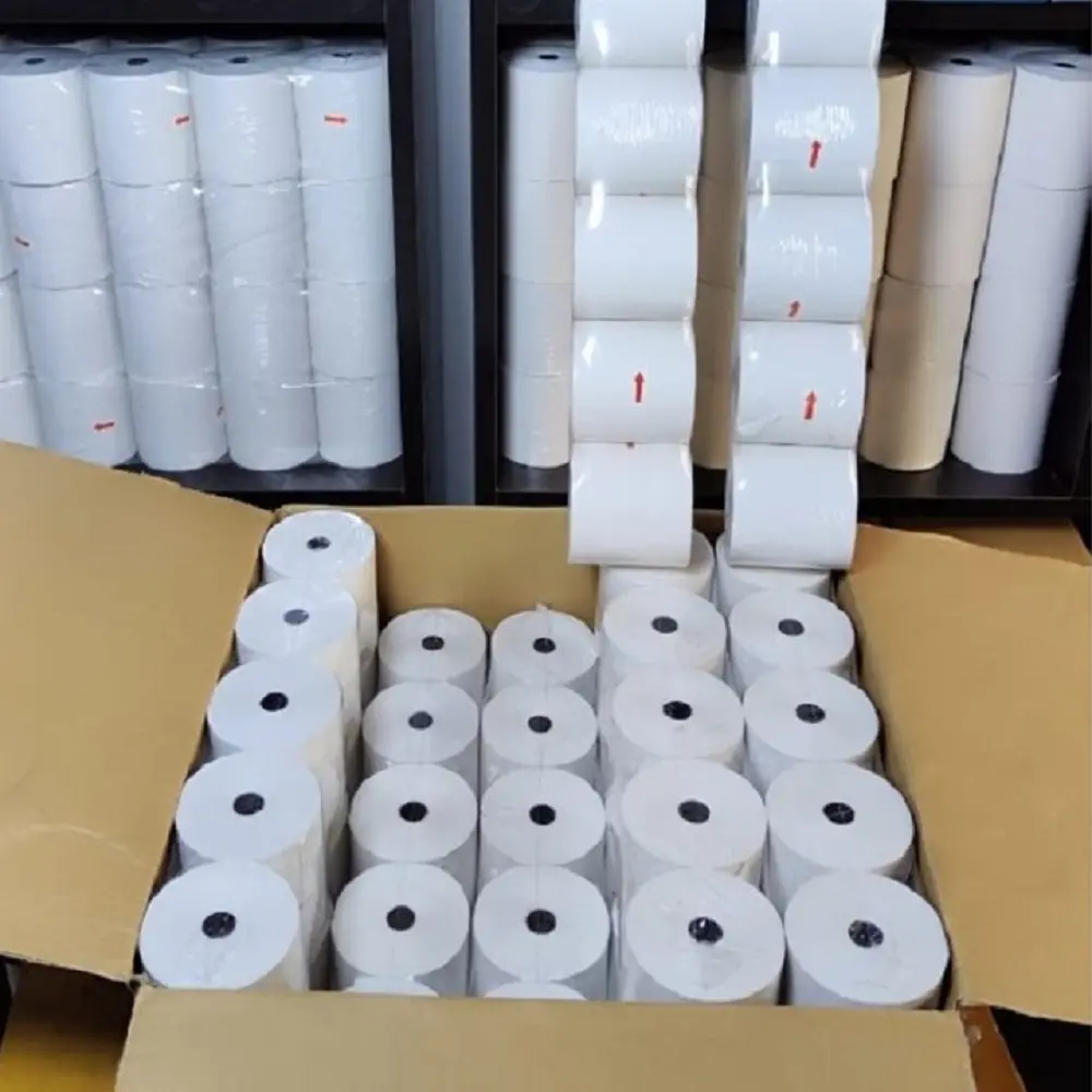 Caja 50 Rollos papel Térmico 80x80 Dynotherm